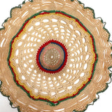 SOLD Spiderweb-like Old Hand Crocheted Doily in Excellent Palette