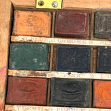 c. 1860s Osborne's Toy Watercolors Set Manufactured by Lewis Haehnlen, More than Complete