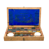 c. 1860s Osborne's Toy Watercolors Set Manufactured by Lewis Haehnlen, More than Complete