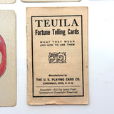 Teuila Fortune Telling Cards, Complete 1923 Deck in Original Sleeve with Instruction Booklet