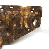 Old Shot Up "Ticonderoga Office" Sign