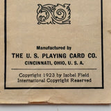 Teuila Fortune Telling Cards, Complete 1923 Deck in Original Sleeve with Instruction Booklet