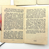 Teuila Fortune Telling Cards, Complete 1923 Deck in Original Sleeve with Instruction Booklet