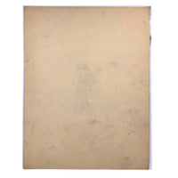 Egyptian "Roi", C. 1920s-30s Detailed French Ink Drawing