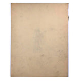 Egyptian "Roi", C. 1920s-30s Detailed French Ink Drawing