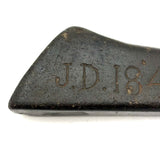 Beautifully Shaped Stone (Tool?) with Incised 1843