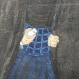 Fantastic Antique Folk Art Costumes Watercolor on Laid