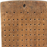 19th Century Maine Logger's Lumber Tally Board with Hand-carved Numbers