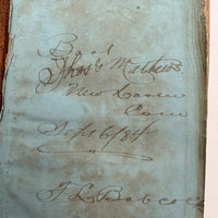 Set of Three 1880s Connecticut River Barge Operator's Ledgers with Pages and Pages of Satisfying Hatch Marks