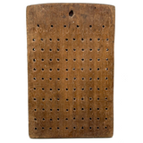 19th Century Maine Logger's Lumber Tally Board with Hand-carved Numbers