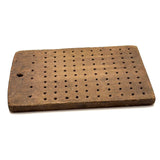 19th Century Maine Logger's Lumber Tally Board with Hand-carved Numbers