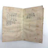Set of Three 1880s Connecticut River Barge Operator's Ledgers with Pages and Pages of Satisfying Hatch Marks