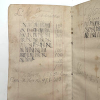 Set of Three 1880s Connecticut River Barge Operator's Ledgers with Pages and Pages of Satisfying Hatch Marks