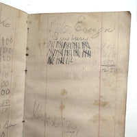 Set of Three 1880s Connecticut River Barge Operator's Ledgers with Pages and Pages of Satisfying Hatch Marks