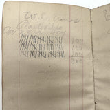 Set of Three 1880s Connecticut River Barge Operator's Ledgers with Pages and Pages of Satisfying Hatch Marks