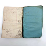 Set of Three 1880s Connecticut River Barge Operator's Ledgers with Pages and Pages of Satisfying Hatch Marks