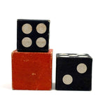 Graphically Satisfying Japanese Paper Dice Set, c. 1920s-30s