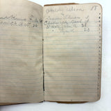 Set of Three 1880s Connecticut River Barge Operator's Ledgers with Pages and Pages of Satisfying Hatch Marks
