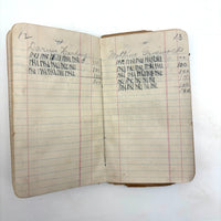Set of Three 1880s Connecticut River Barge Operator's Ledgers with Pages and Pages of Satisfying Hatch Marks