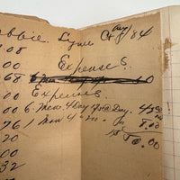 Set of Three 1880s Connecticut River Barge Operator's Ledgers with Pages and Pages of Satisfying Hatch Marks