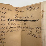 Set of Three 1880s Connecticut River Barge Operator's Ledgers with Pages and Pages of Satisfying Hatch Marks