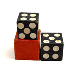 Graphically Satisfying Japanese Paper Dice Set, c. 1920s-30s
