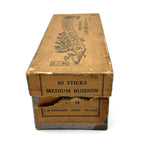 Full Antique Box of J.M Paillard French Charcoal Sticks