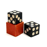 Graphically Satisfying Japanese Paper Dice Set, c. 1920s-30s
