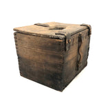 Wonderful Antique Make Do Bee Box with Carved Window