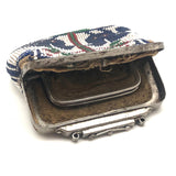 Early 20th C. Native American Beaded Coin Purse with Pair of Birds