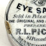 Not Perfect But Still Excellent Antique Danson's Eye Salve Apothecary Jar