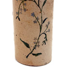 The Old Hilman House, 1897, Sweet Hand-painted Stoneware Ink Bottle with Blue Flowers