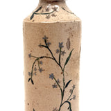 The Old Hilman House, 1897, Sweet Hand-painted Stoneware Ink Bottle with Blue Flowers