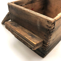 Wonderful Antique Make Do Bee Box with Carved Window