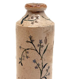 The Old Hilman House, 1897, Sweet Hand-painted Stoneware Ink Bottle with Blue Flowers