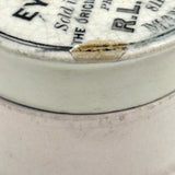 Not Perfect But Still Excellent Antique Danson's Eye Salve Apothecary Jar