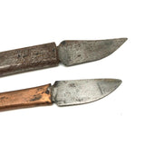 Crudely Beautiful (and Very Sharp!) Pair of Handmade Shiv Type Knives