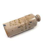 The Old Hilman House, 1897, Sweet Hand-painted Stoneware Ink Bottle with Blue Flowers