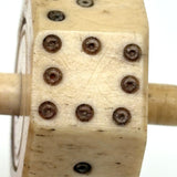 Beautiful Condition (and Brilliantly Spinning) 19th Century 8 Sided Bone Teetotem