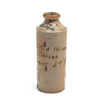 The Old Hilman House, 1897, Sweet Hand-painted Stoneware Ink Bottle with Blue Flowers
