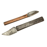 Crudely Beautiful (and Very Sharp!) Pair of Handmade Shiv Type Knives