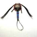 Wonderful Early-Mid 20th Century Sioux Beaded Figural Child's Rattle