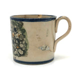 A (Much Loved) Token of Love, Scarce Early (1820s) Creamware Child's Mug with Sweet Old Repairs