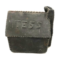 Old Lead Folk Art Cabin for Tess with Melty Chimney