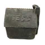 Old Lead Folk Art Cabin for Tess with Melty Chimney