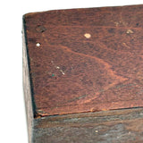 21 Very Lovely Antique Handmade Wooden Dominoes with Inlaid Pips