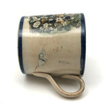 A (Much Loved) Token of Love, Scarce Early (1820s) Creamware Child's Mug with Sweet Old Repairs