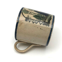 A (Much Loved) Token of Love, Scarce Early (1820s) Creamware Child's Mug with Sweet Old Repairs
