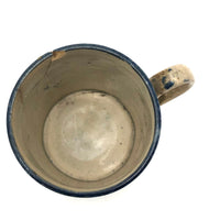 A (Much Loved) Token of Love, Scarce Early (1820s) Creamware Child's Mug with Sweet Old Repairs