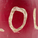Huge Painted Red FLOUR Tin with Excellent Lettering